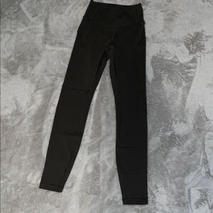 Lululemon align leggings, olive green
